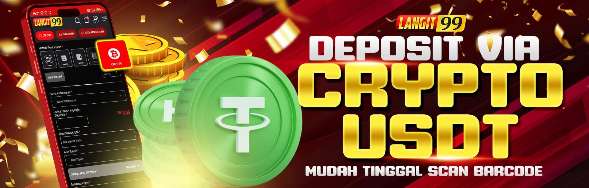 DEPOSIT VIA CRYPTO USDT