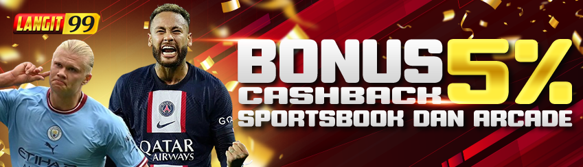BONUS CASHBACK 5%